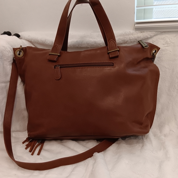 Steve Madden Fringe Hobo Tote - Picture 2 of 4